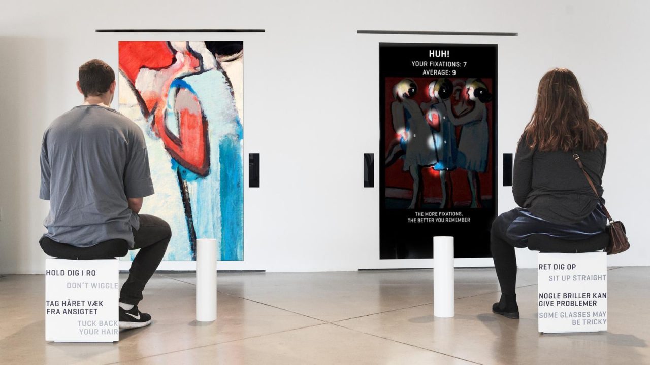 Eye tracking prototype testing at ARoS