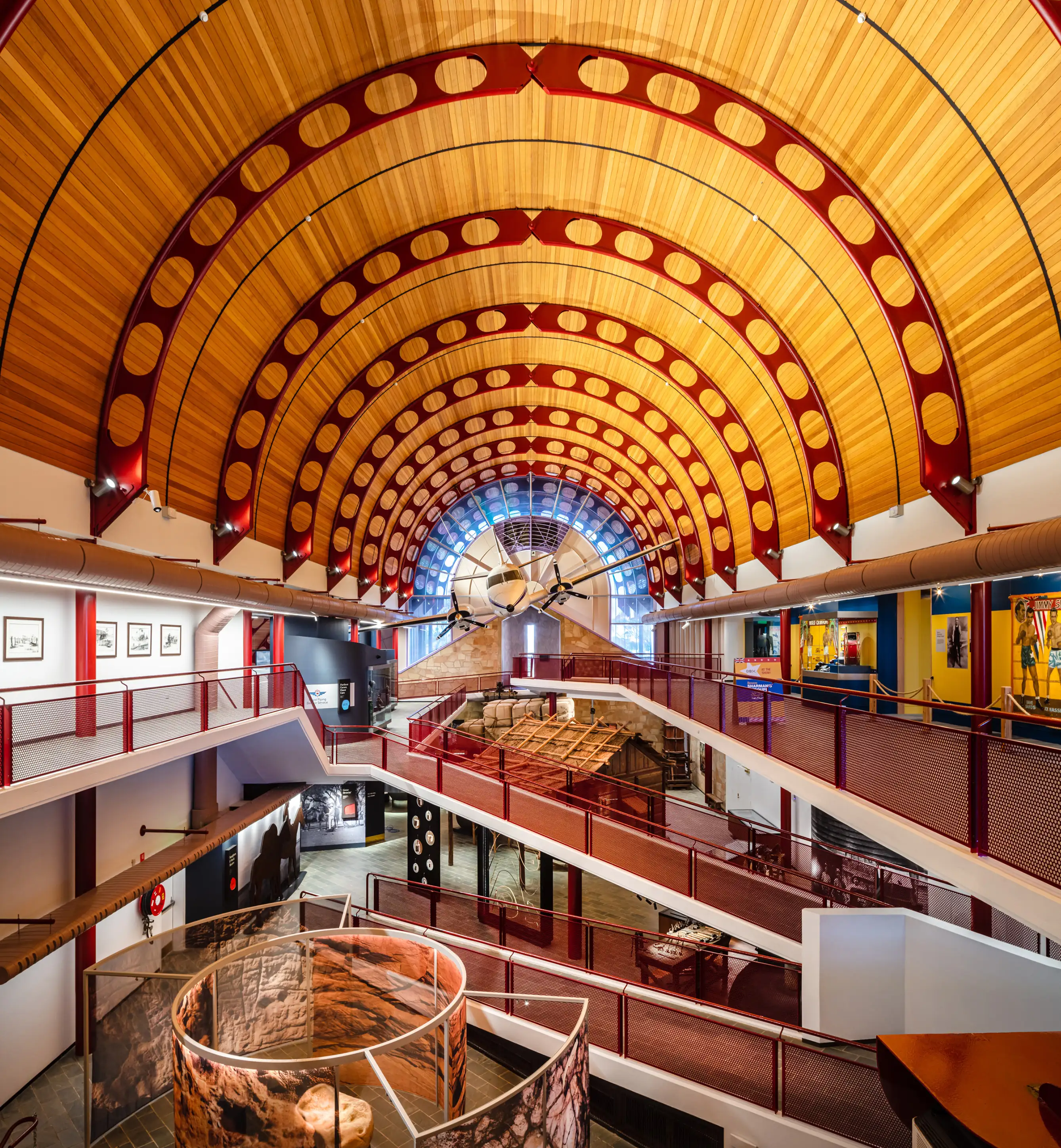 Exhibition hall at the Stockman's Hall of Fame