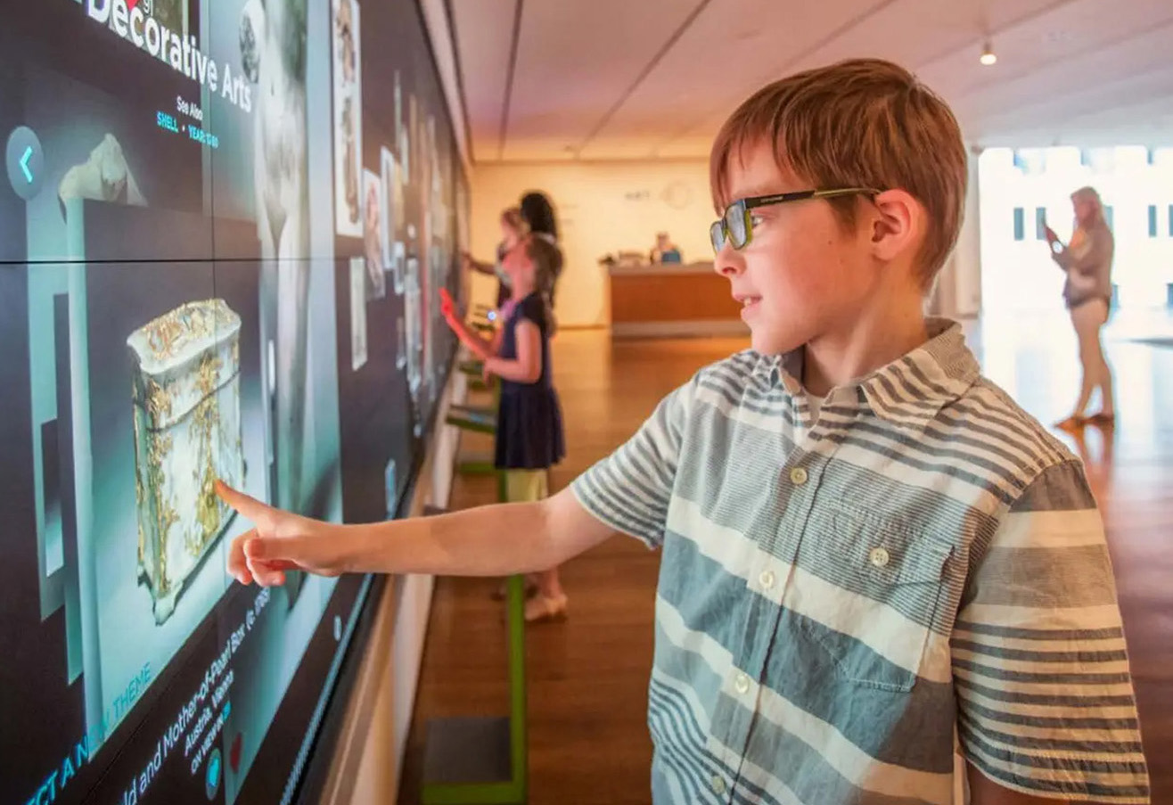 ArtLens app in use at Cleveland Museum of Art